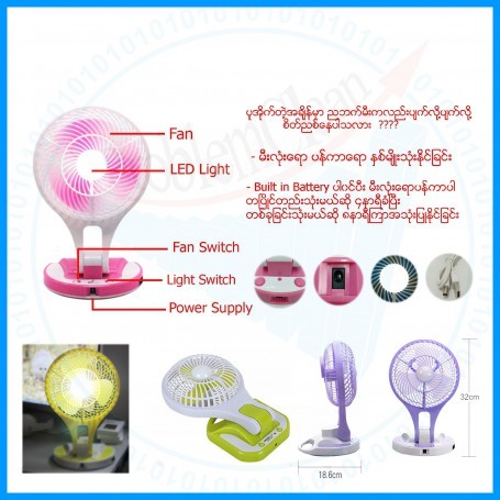 LED Protable Mini Fan